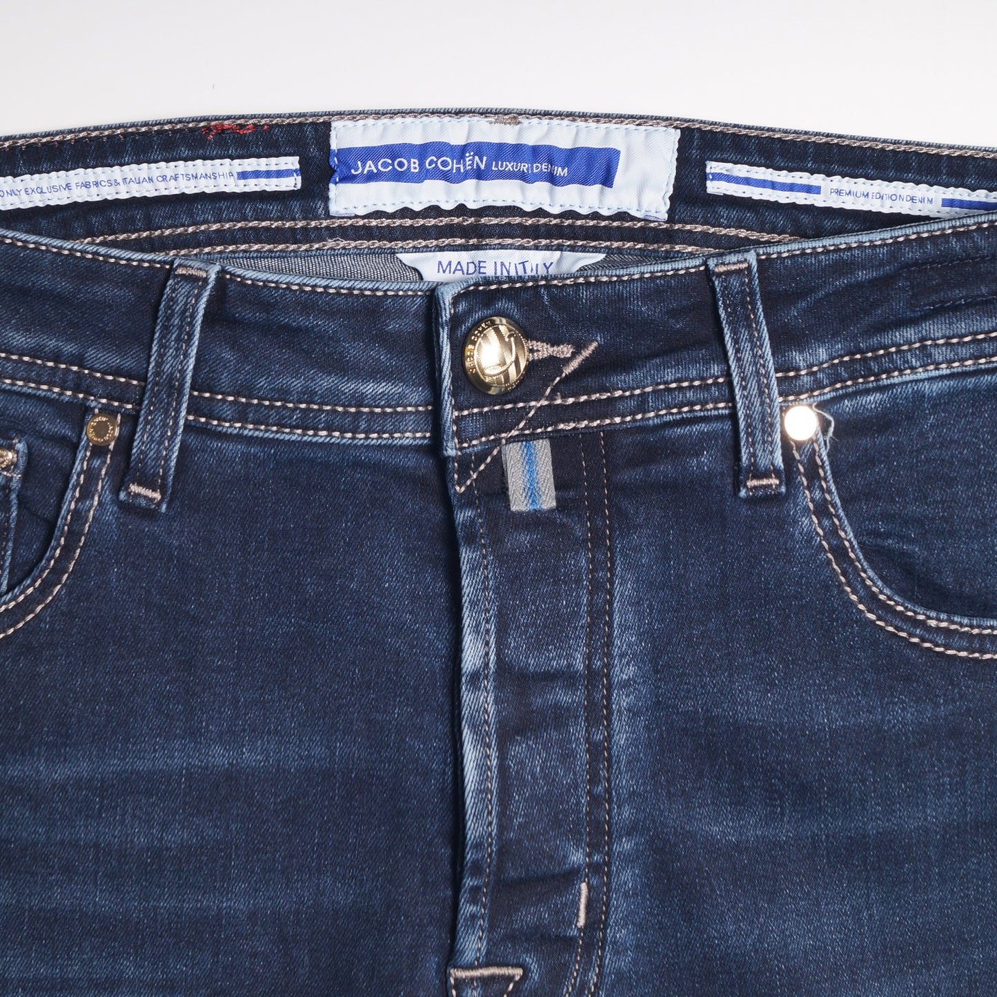 - Bard Slim Fit Jeans - Washed Blue