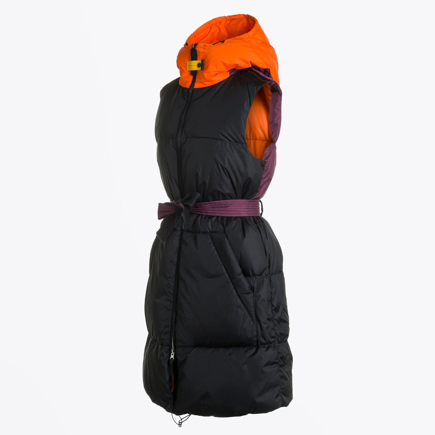 - Galen - Hooded Down Vest - Charcoal Grey