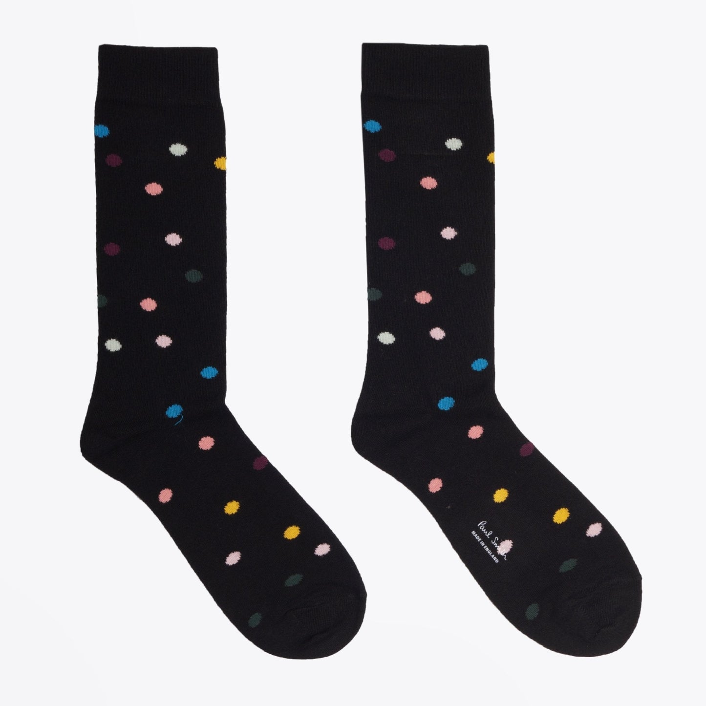 Multi Polka Dot Socks - Black