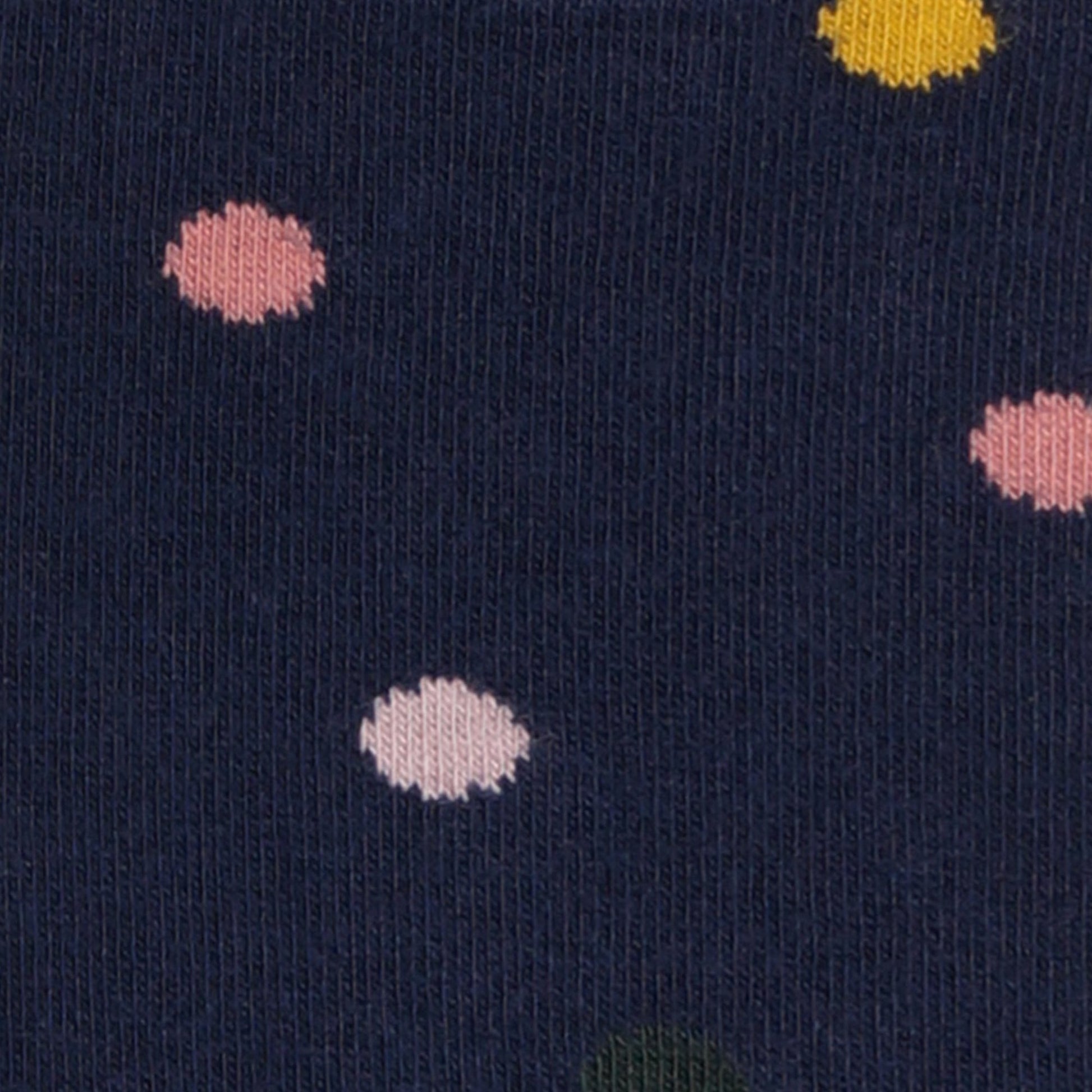 Paul Multi Polka Dot Socks - Navy