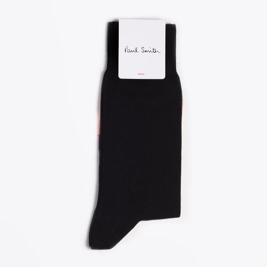 - Artist Stripe Toe Socks - Black/Multi