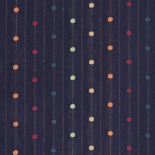 - Artist Polka Dot Scarf - Navy