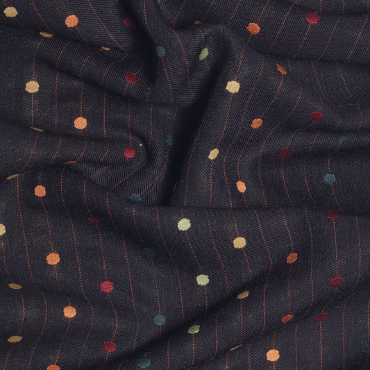 - Artist Polka Dot Scarf - Black