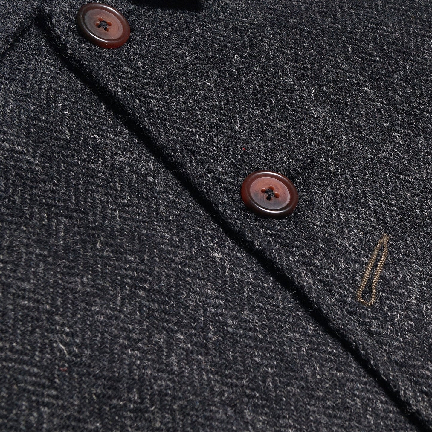 Harris Tweed Bakers Jacket - Charcoal