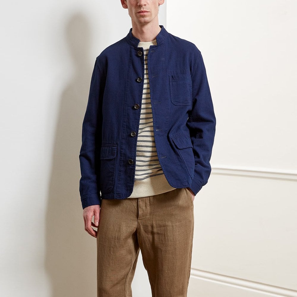 - Coram - Cotton Jacket - Indigo