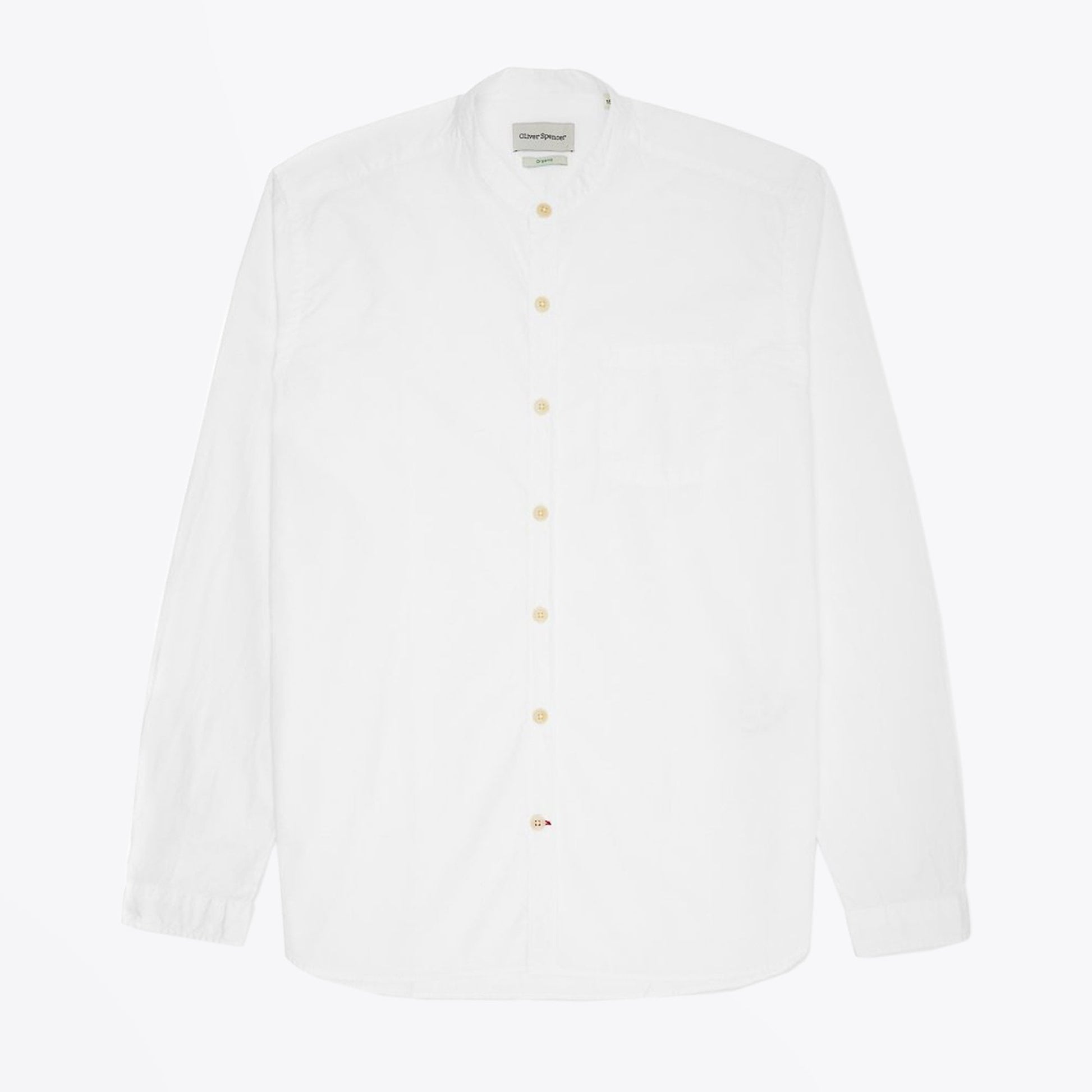 Oliver Grandad - Organic Cotton Shirt - White
