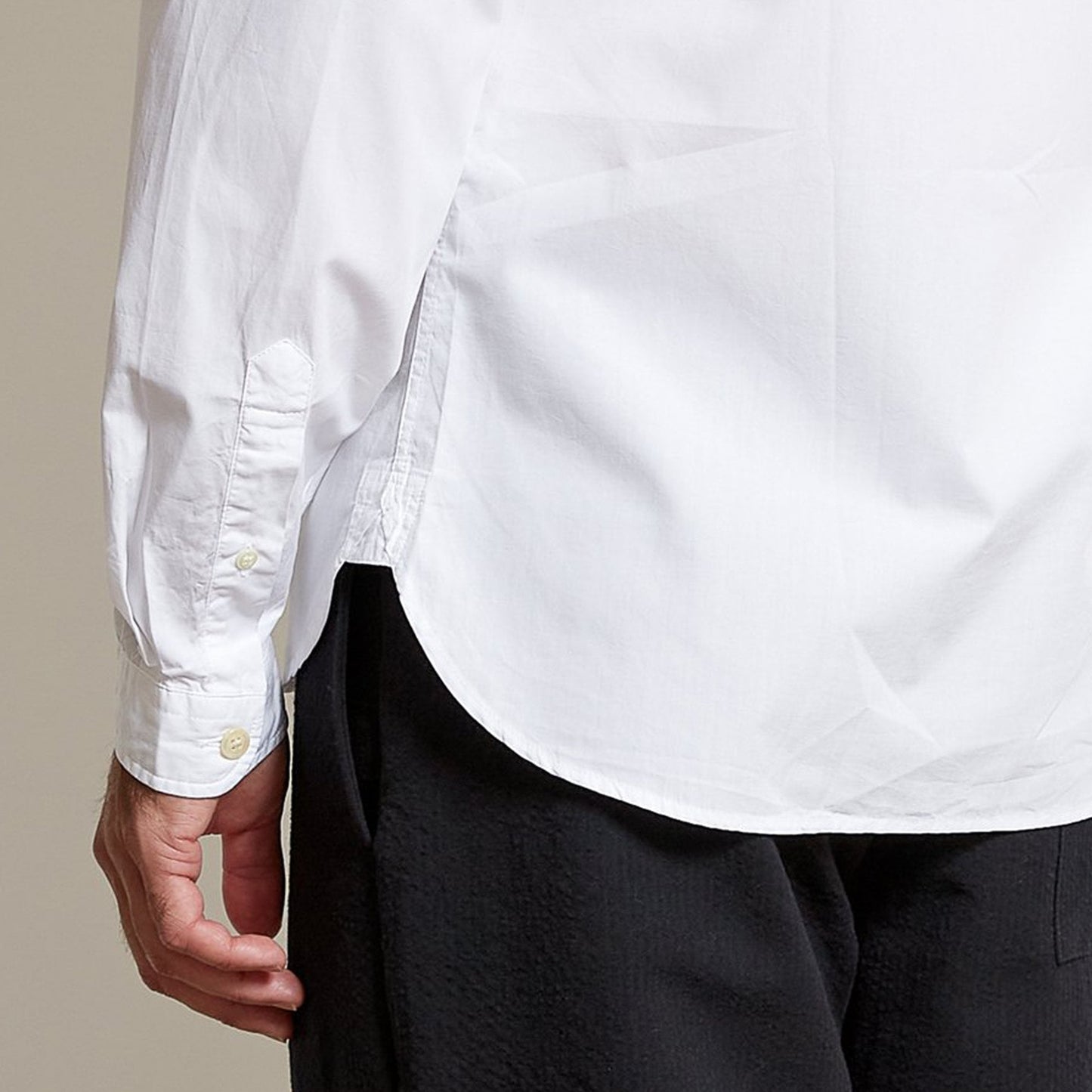 Grandad - Organic Cotton Shirt - White