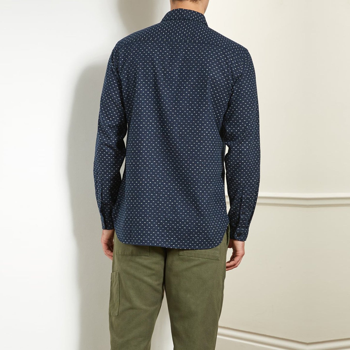 New York Special - Geometric Print Shirt - Navy