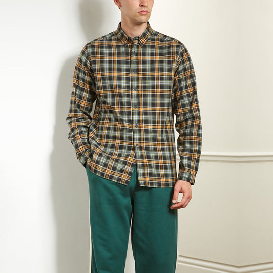 - Brook - Checked Shirt - Green/Multi