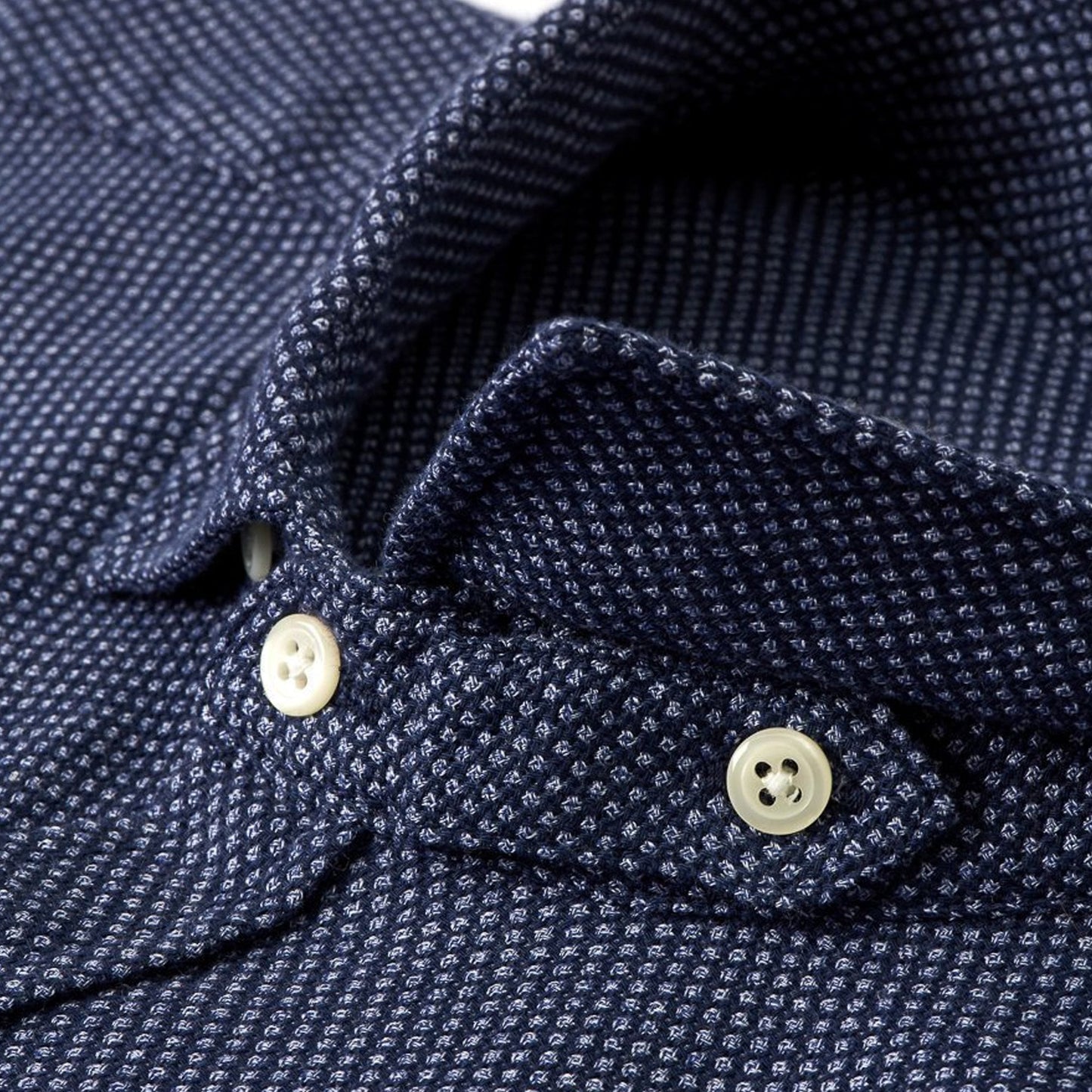 - Clerkenwell - Micro Check Print Shirt - Blue