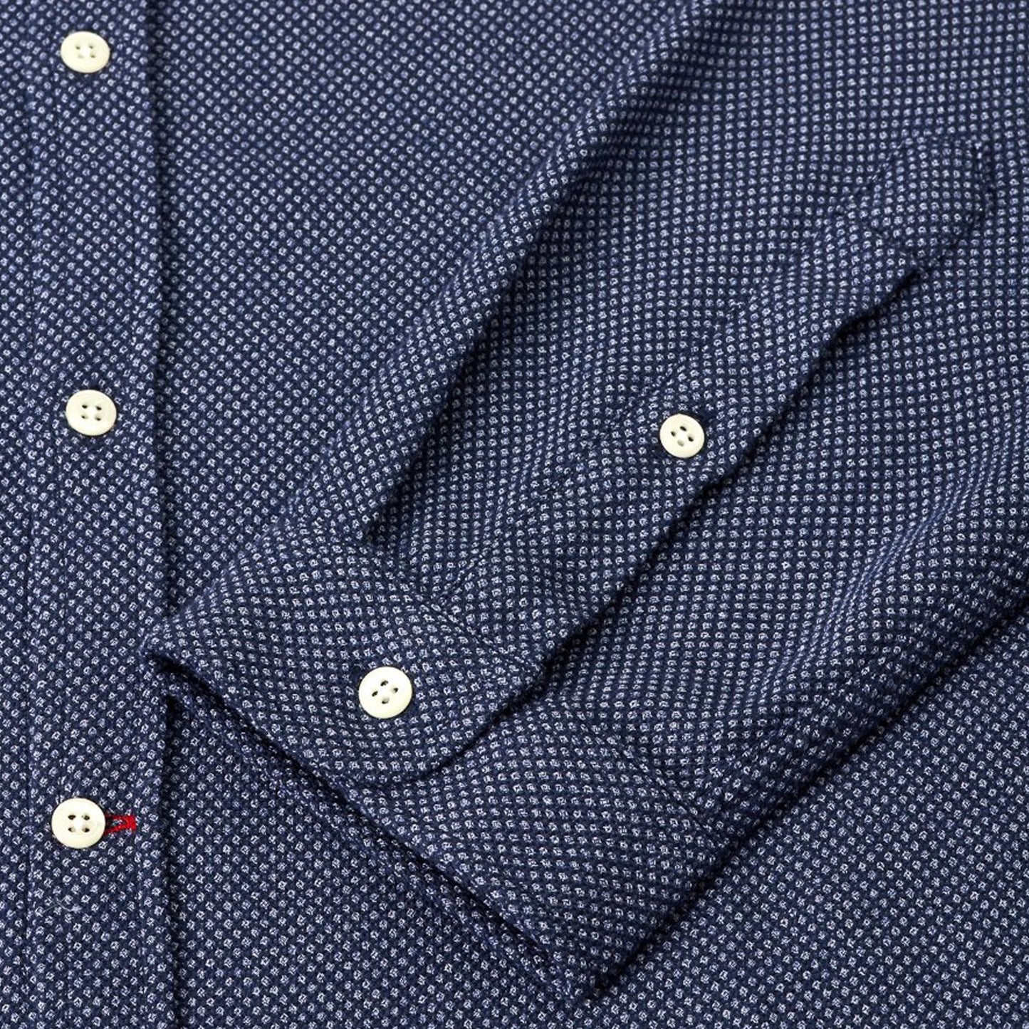 - Clerkenwell - Micro Check Print Shirt - Blue