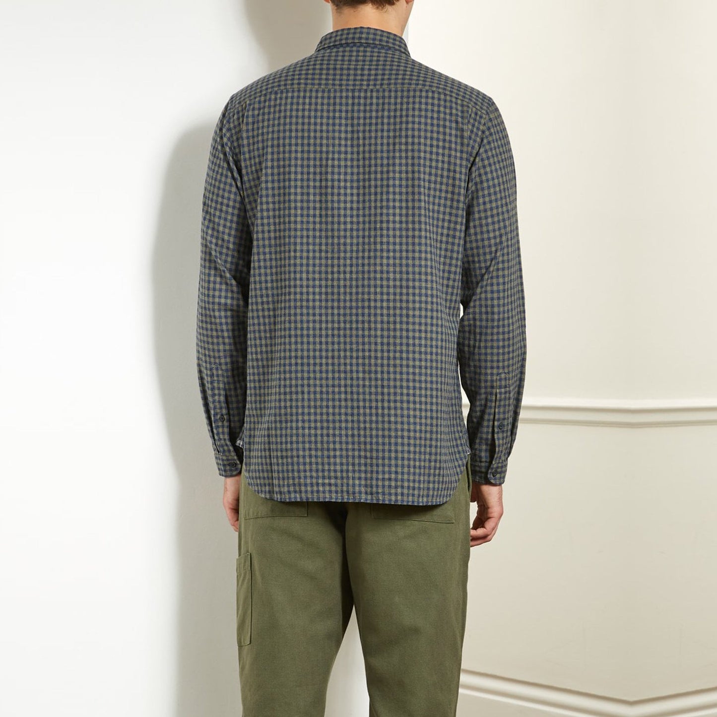 - Clerkenwell - Checked Print Shirt - Green