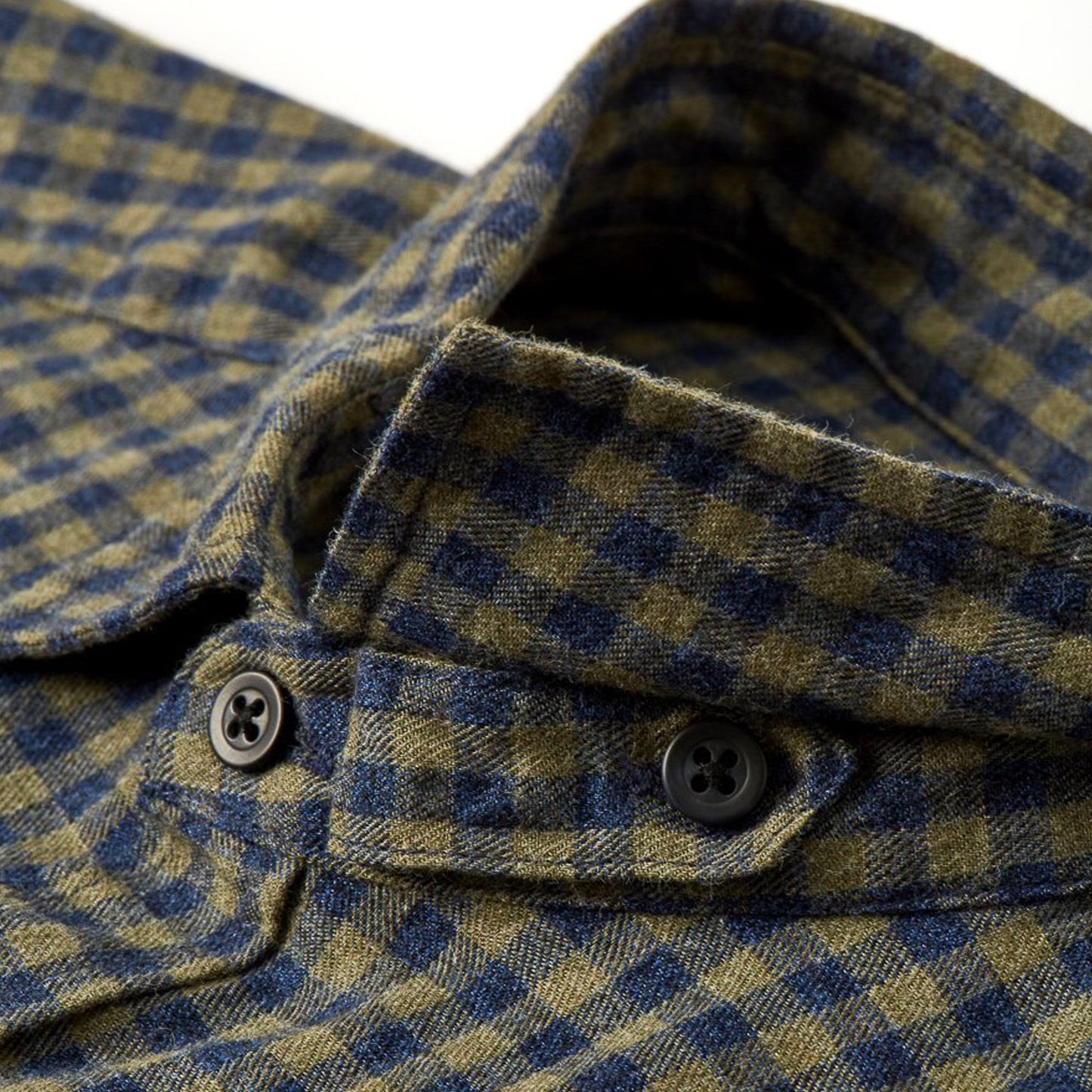 - Clerkenwell - Checked Print Shirt - Green