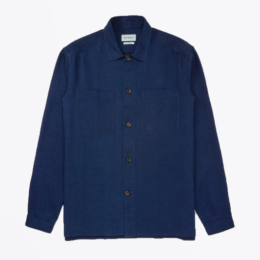 - Eltham - Cotton Overshirt - Indigo