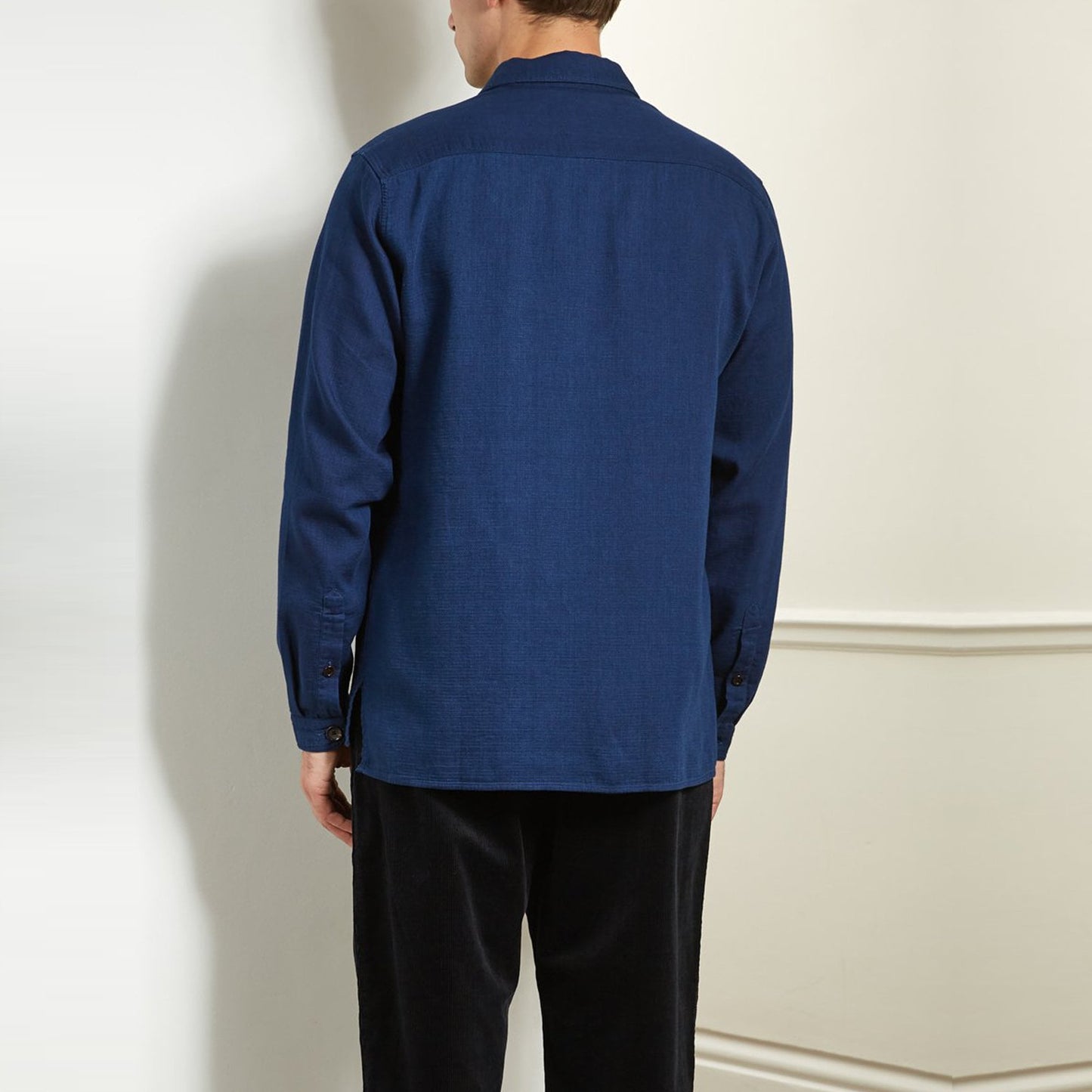 - Eltham - Cotton Overshirt - Indigo