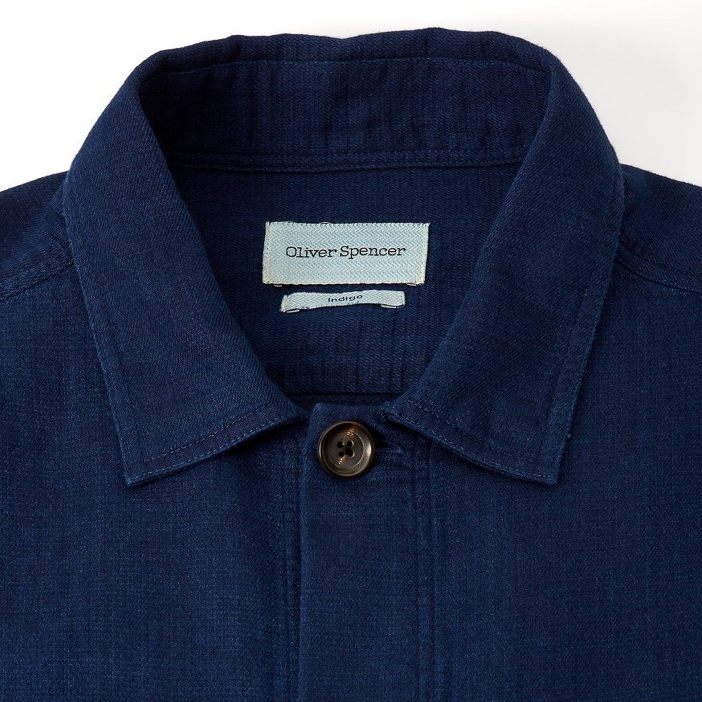 - Eltham - Cotton Overshirt - Indigo