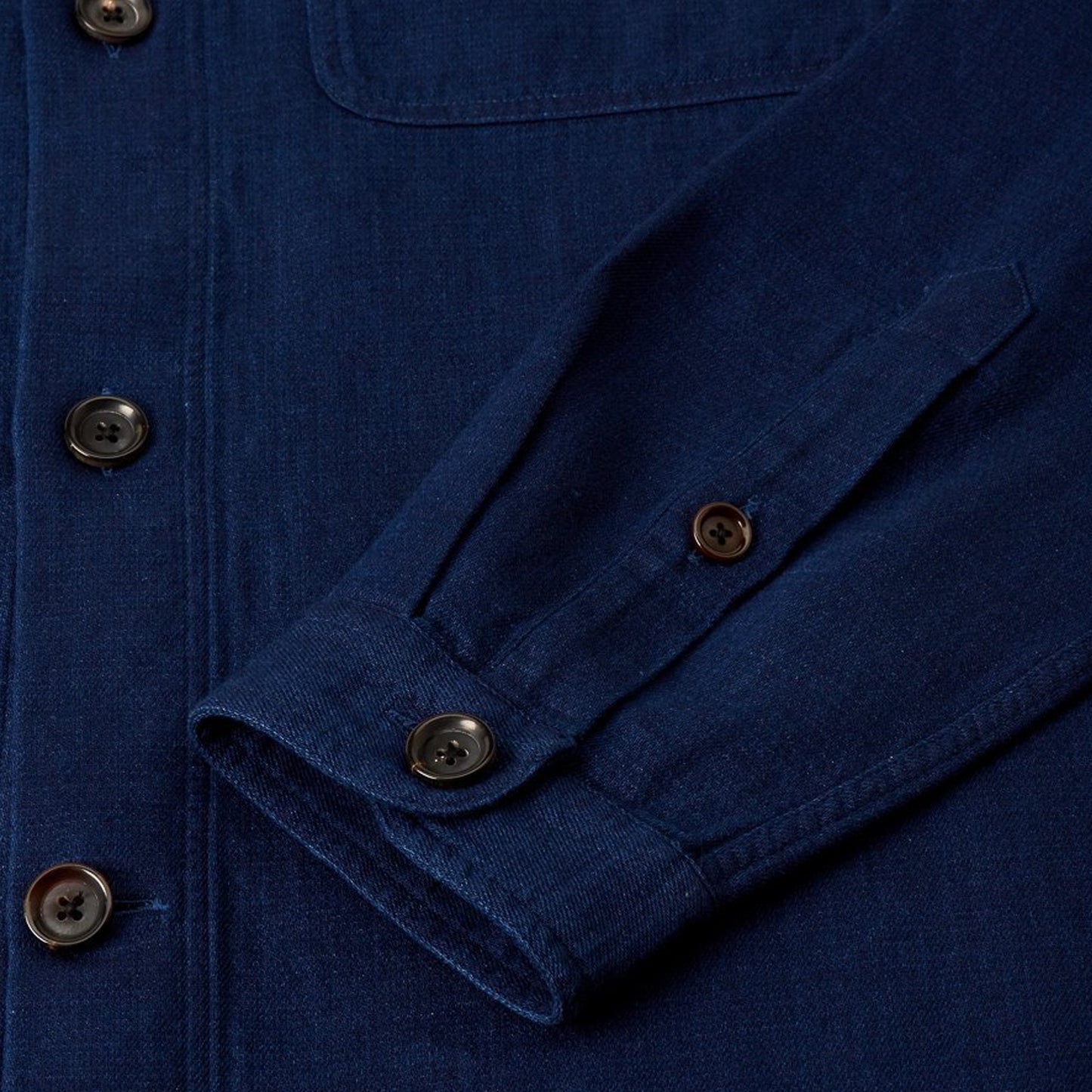 - Eltham - Cotton Overshirt - Indigo