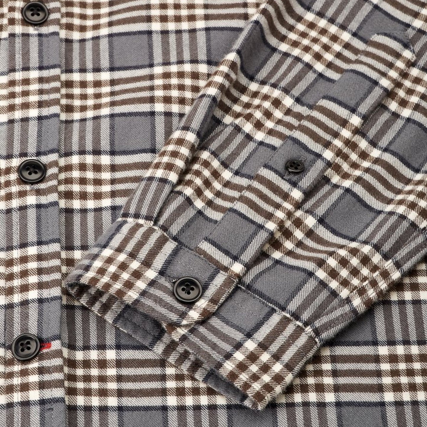 New York Special - Checked Print Shirt - Grey