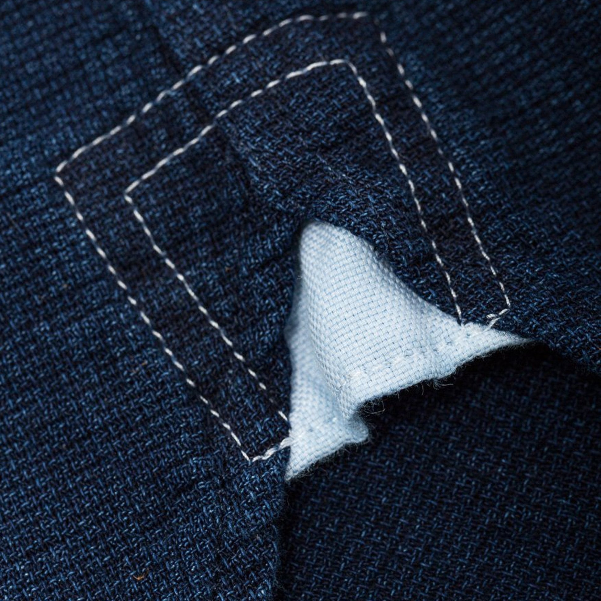 Oliver Grandad - Indigo-Dyed Cotton Shirt - Navy/Blue