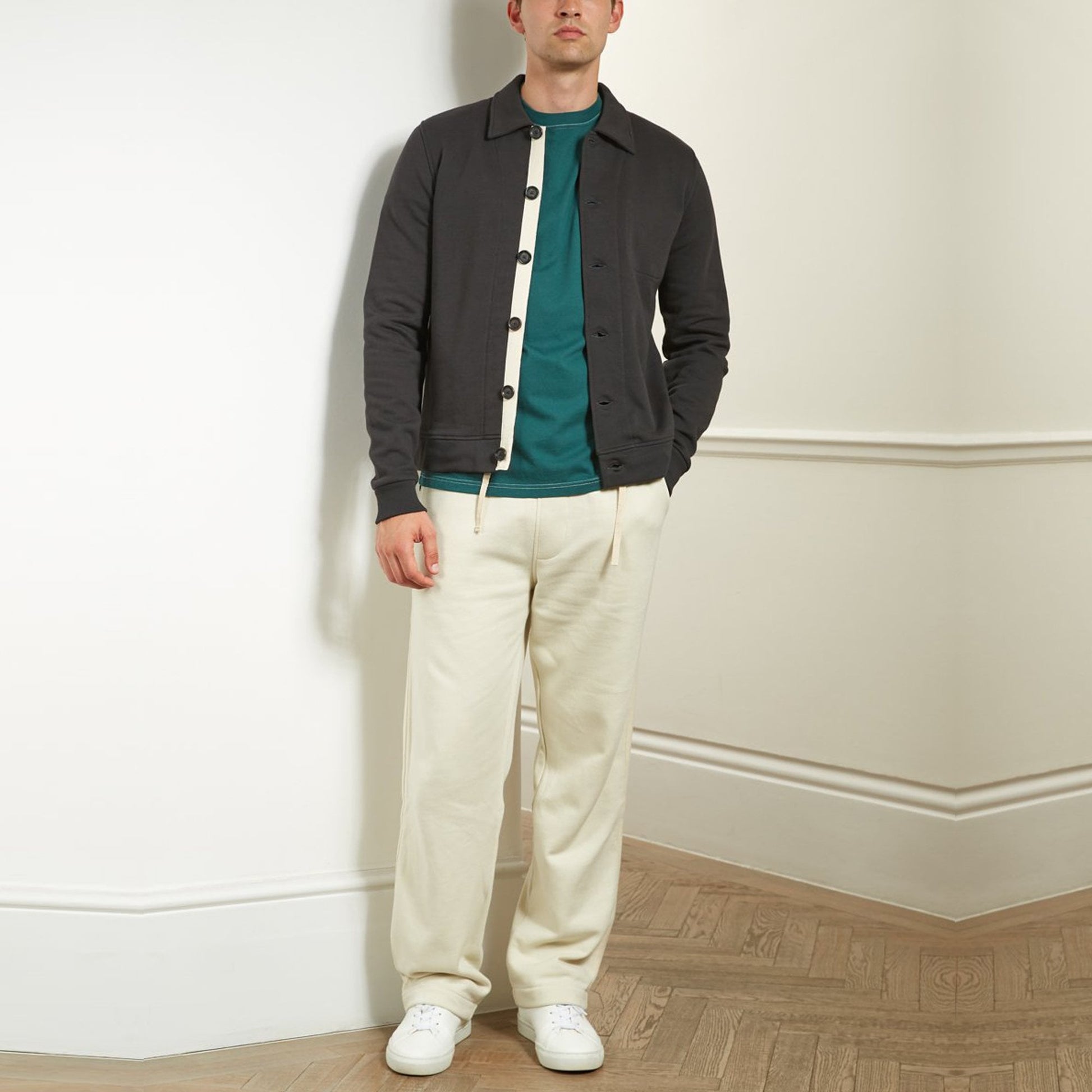 Oliver Kenmore - Jersey Cardigan - Black