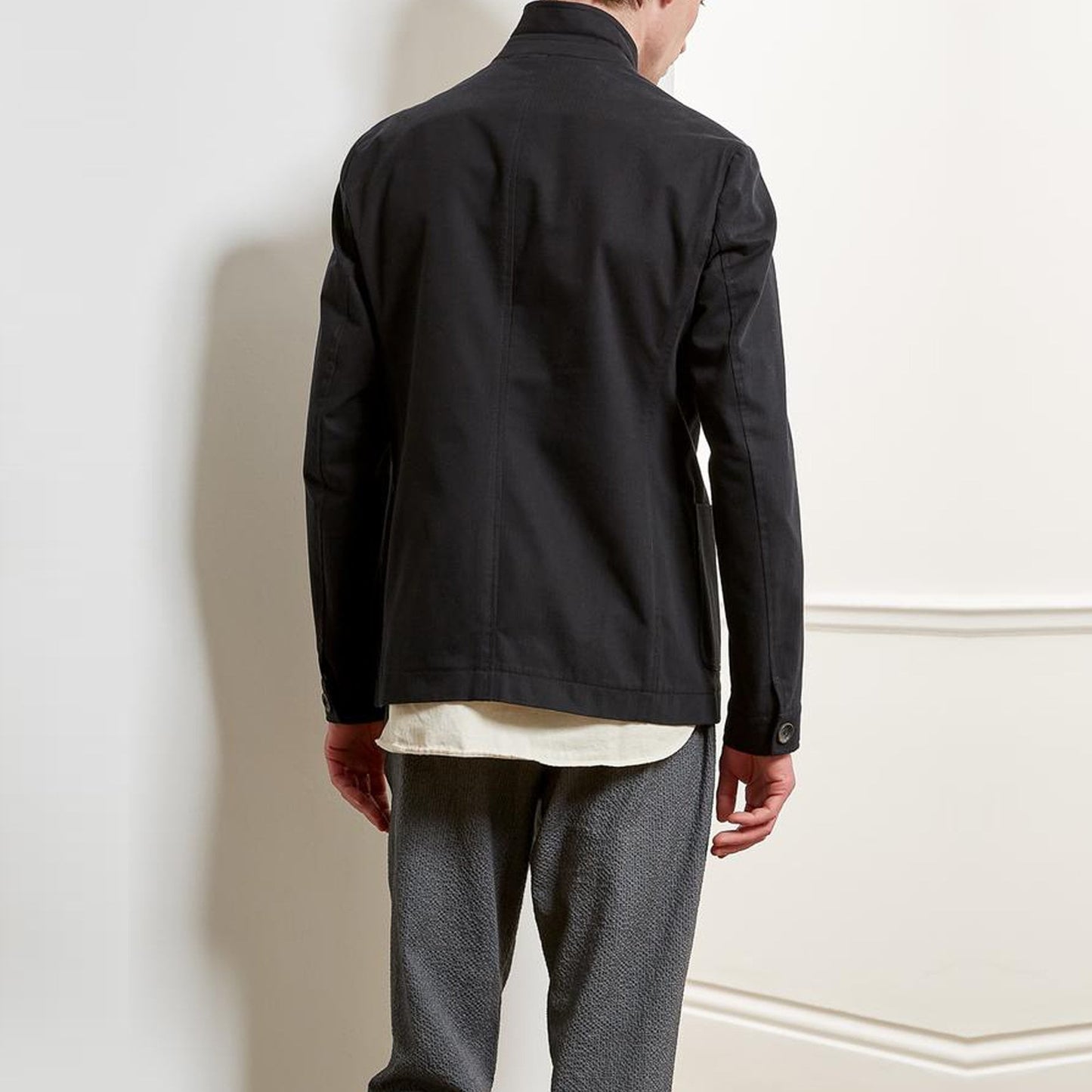 - Solms - Organic Cotton Jacket - Black