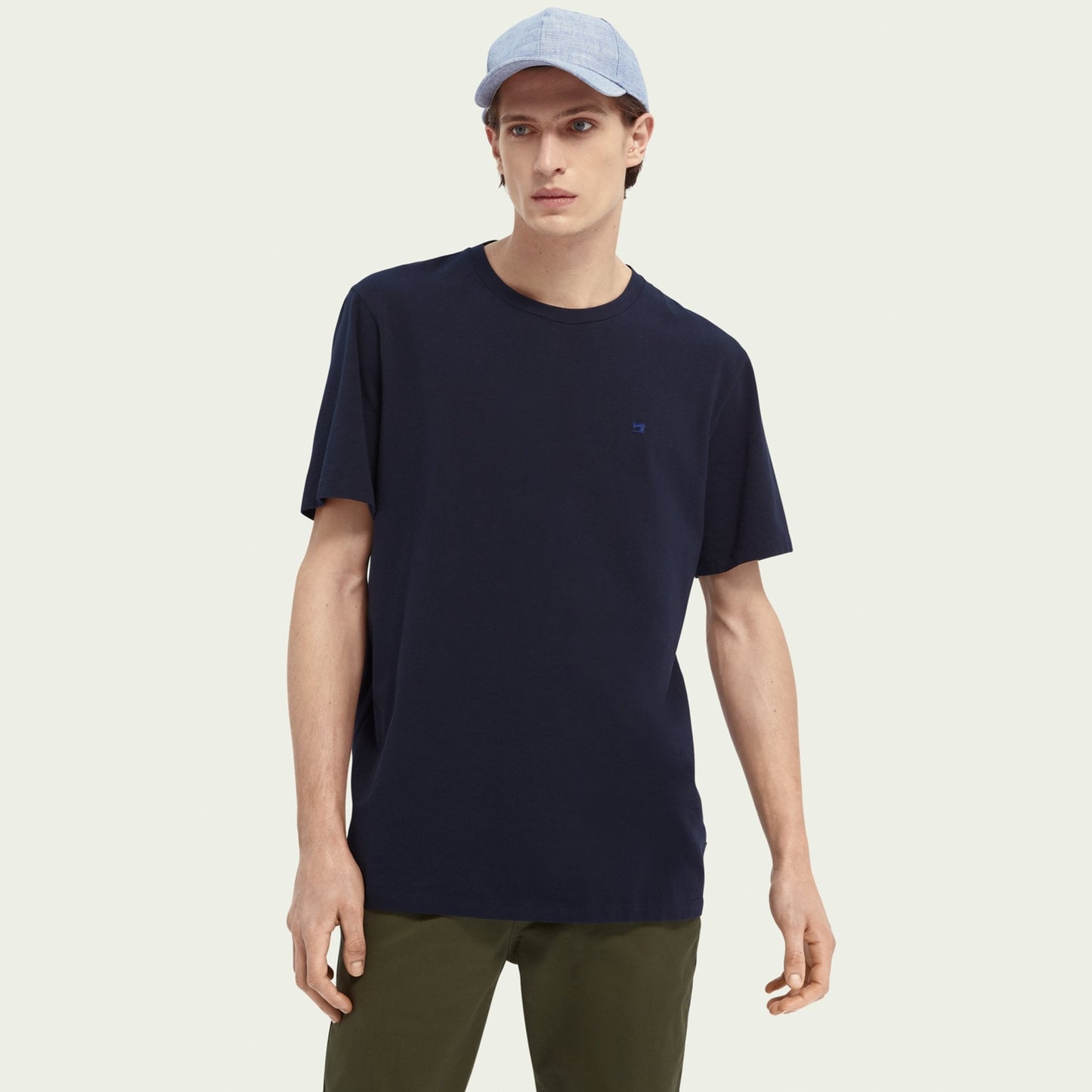 - Cotton T-Shirt - Navy