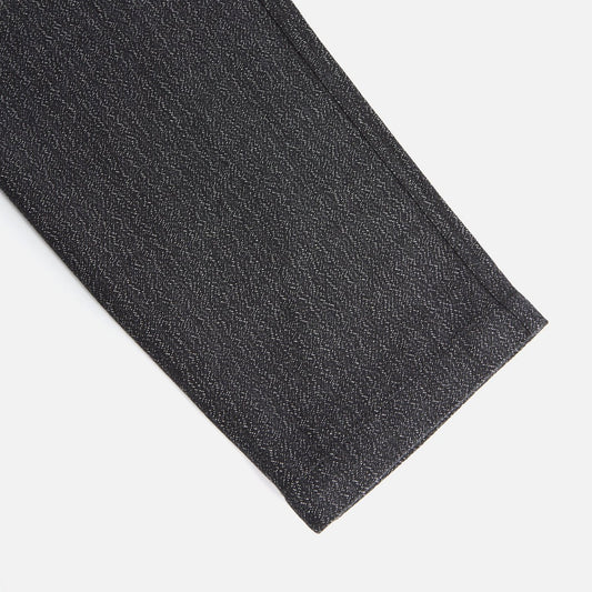 - Pleated Track Pants - Black