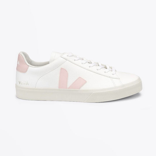 - ChromeFree Leather Campo Sneakers - White/Pink
