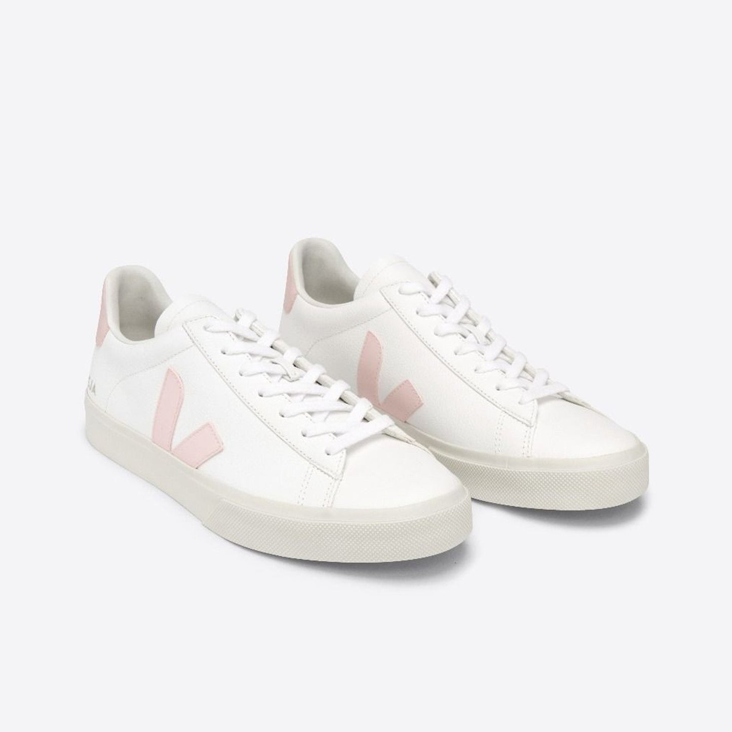 - ChromeFree Leather Campo Sneakers - White/Pink
