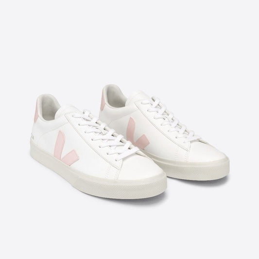 - ChromeFree Leather Campo Sneakers - White/Pink