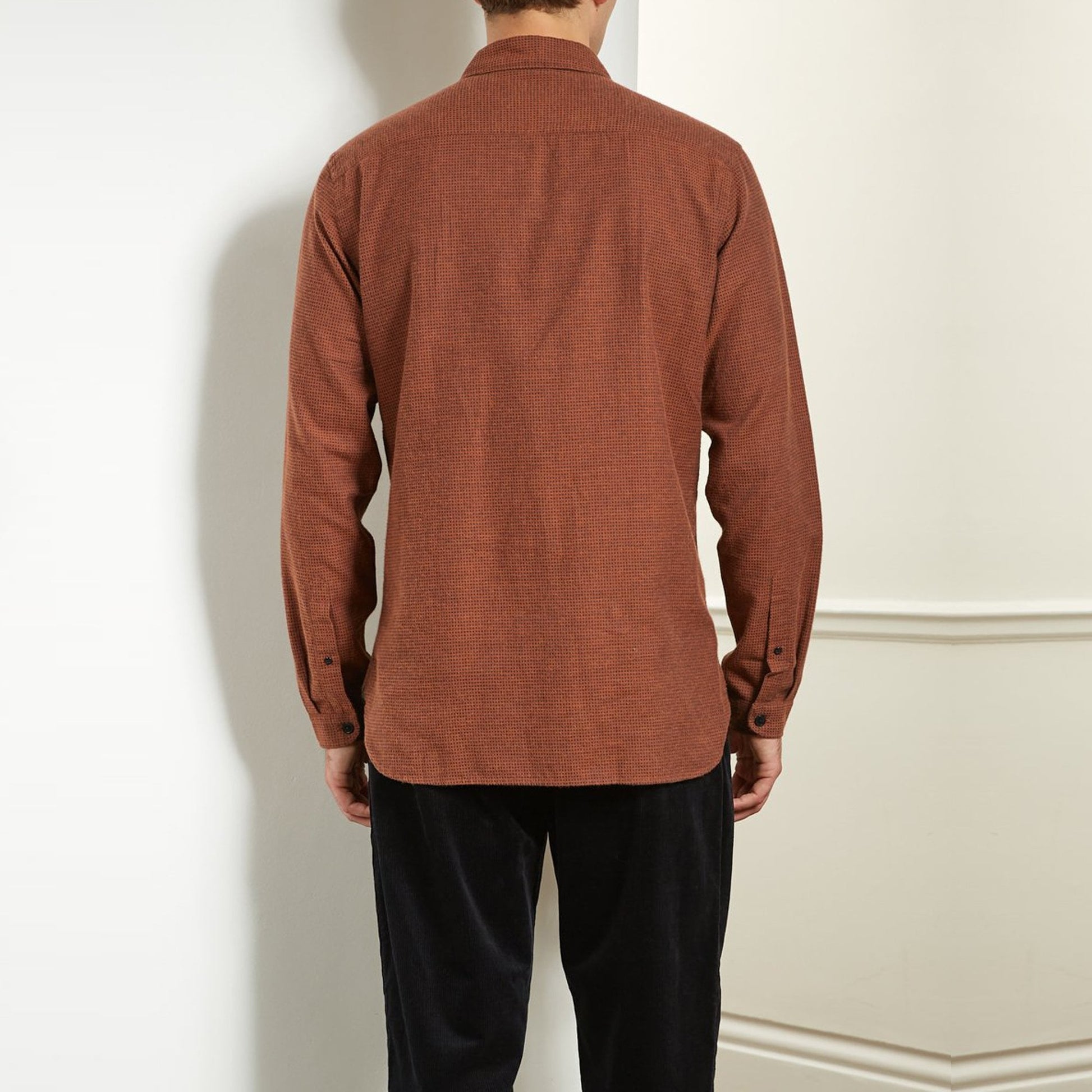 Oliver New York Special - Textured Shirt - Rust