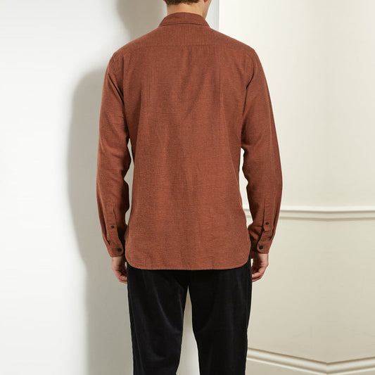 New York Special - Textured Shirt - Rust