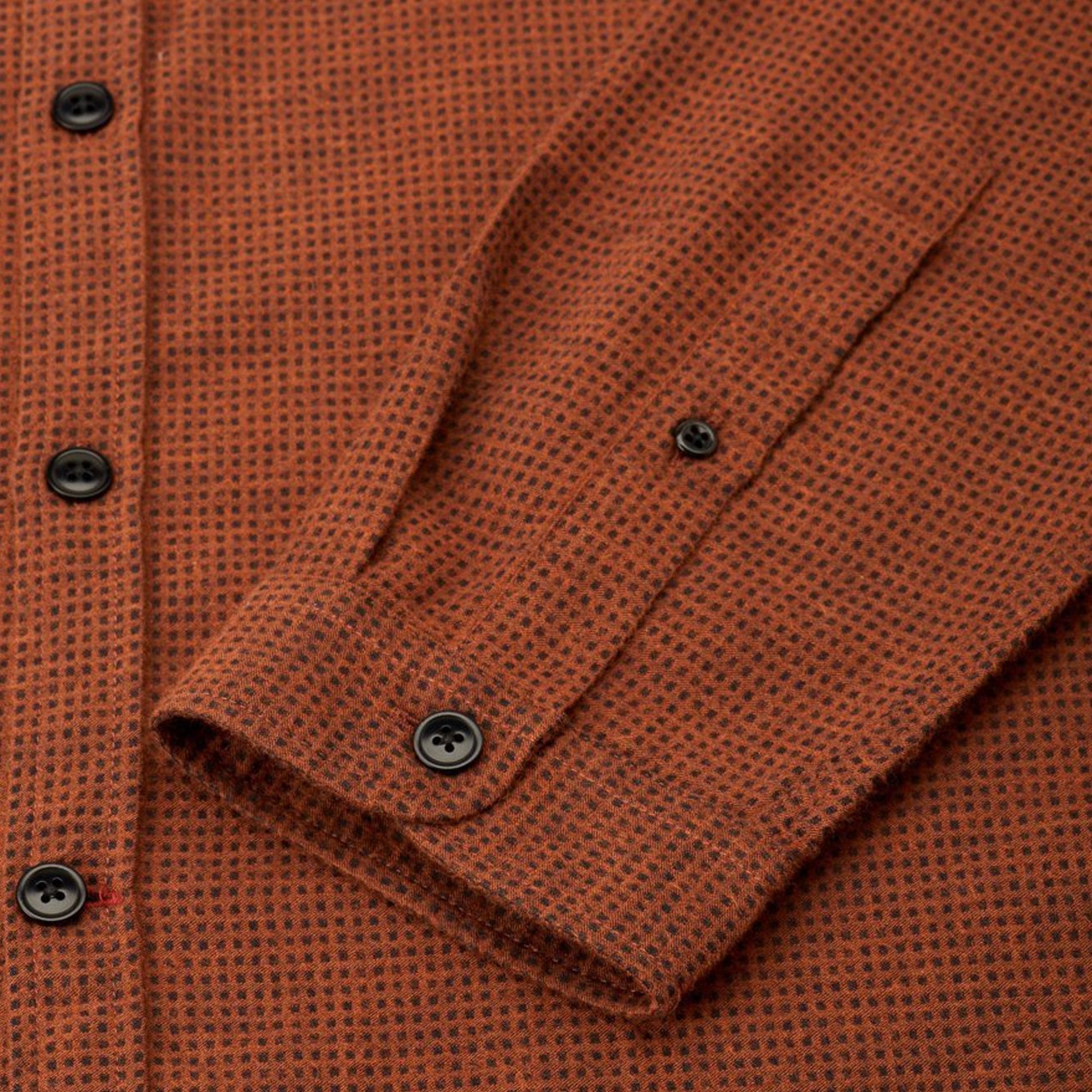 Oliver New York Special - Textured Shirt - Rust