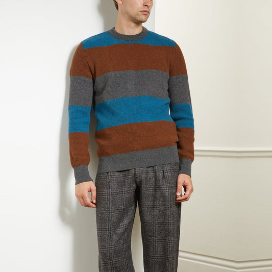 - Blenheim - Stripe Knit Jumper - Multi