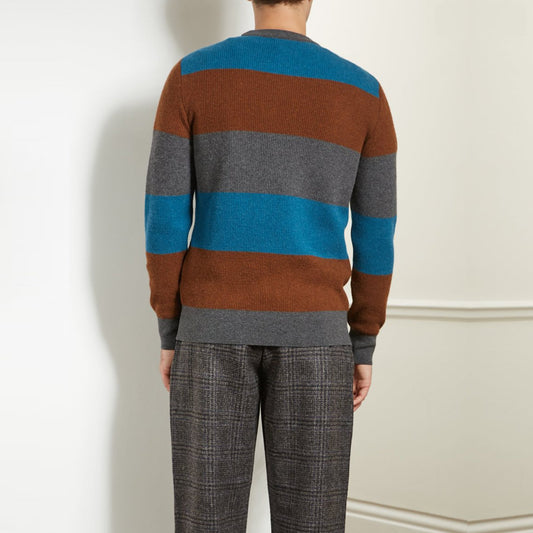 - Blenheim - Stripe Knit Jumper - Multi