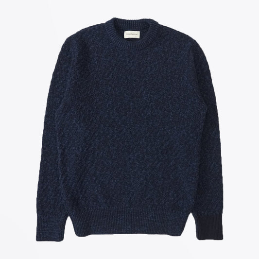 - Blenheim - Wool Knitted Jumper - Navy