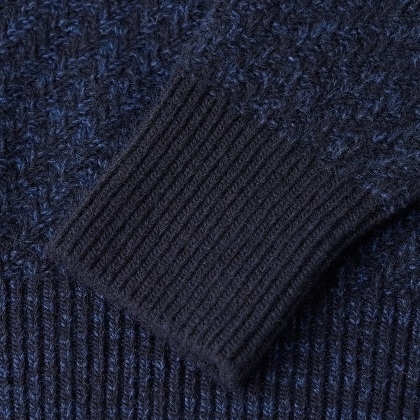 - Blenheim - Wool Knitted Jumper - Navy