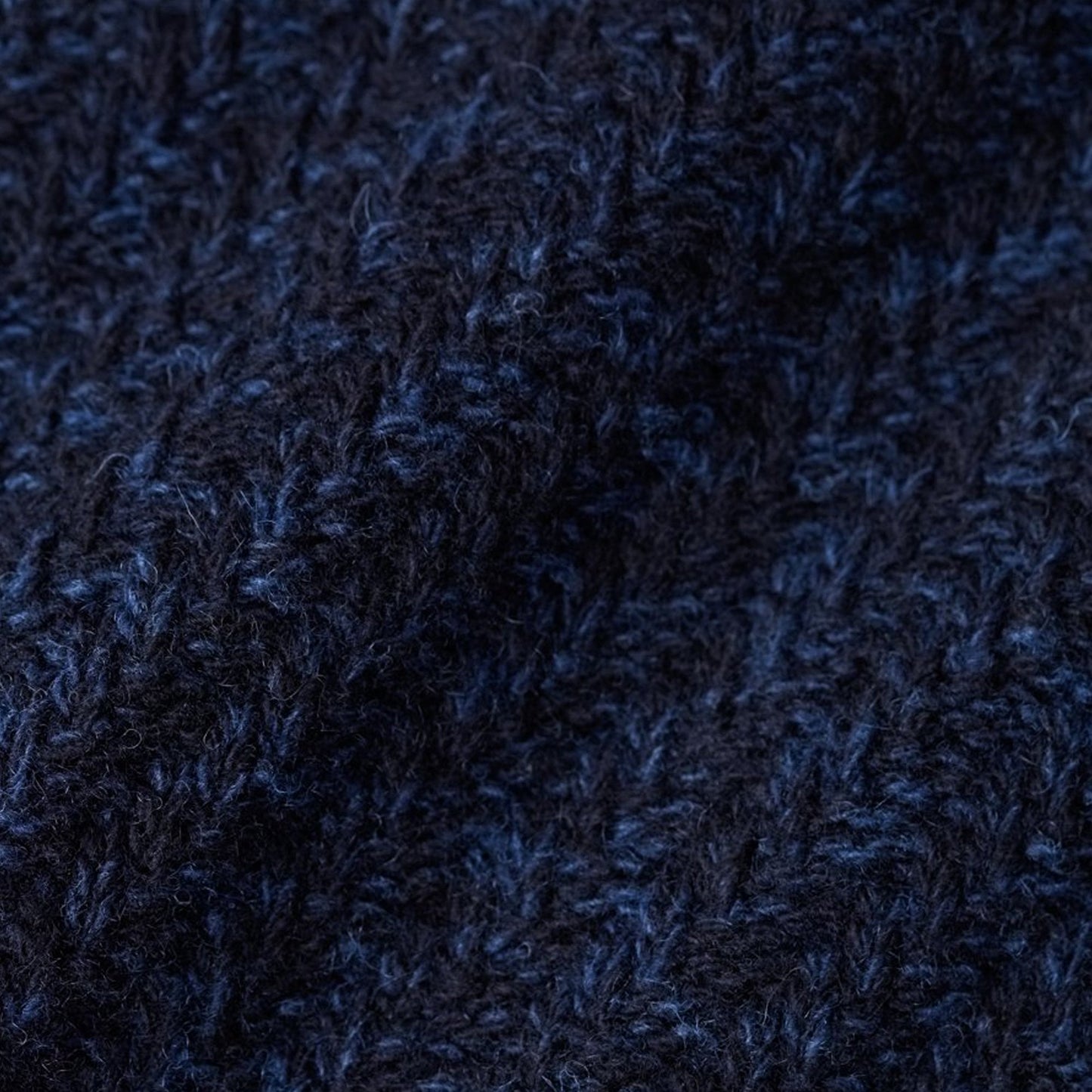 - Blenheim - Wool Knitted Jumper - Navy