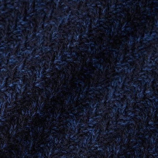 - Blenheim - Wool Knitted Jumper - Navy