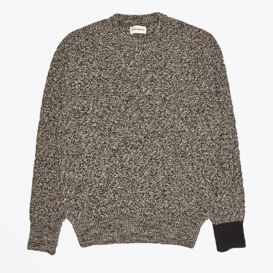 - Blenheim - Wool Knitted Jumper - Black/Beige