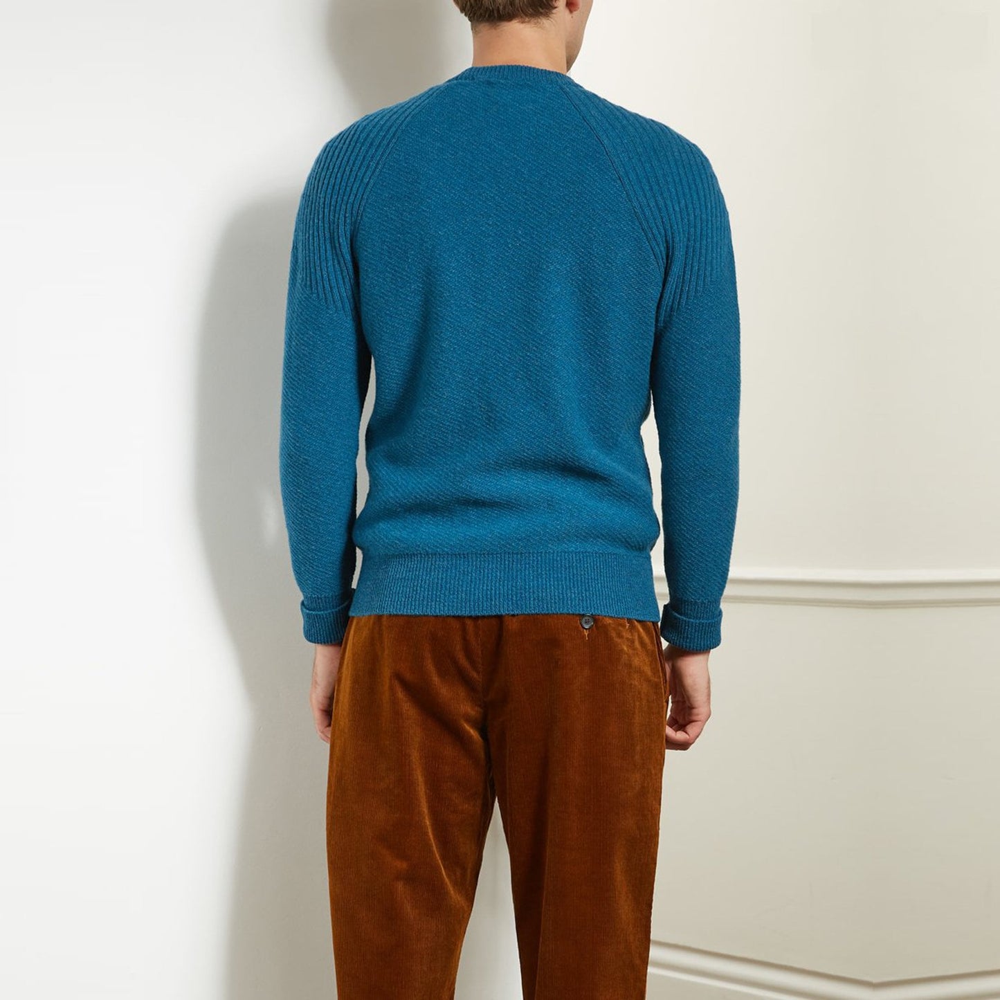 - Blenheim - Wool Knitted Jumper - Navy