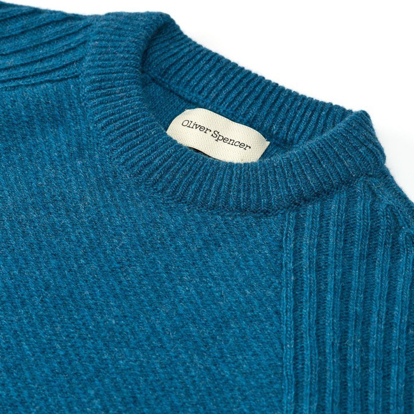 - Blenheim - Wool Knitted Jumper - Navy