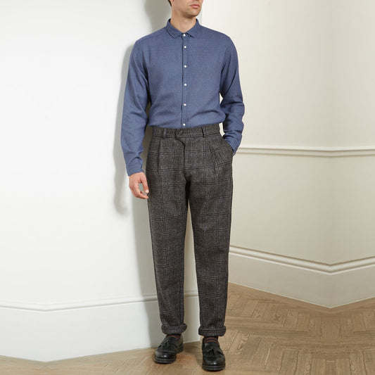 Kendrick - Pleated Trousers - Grey