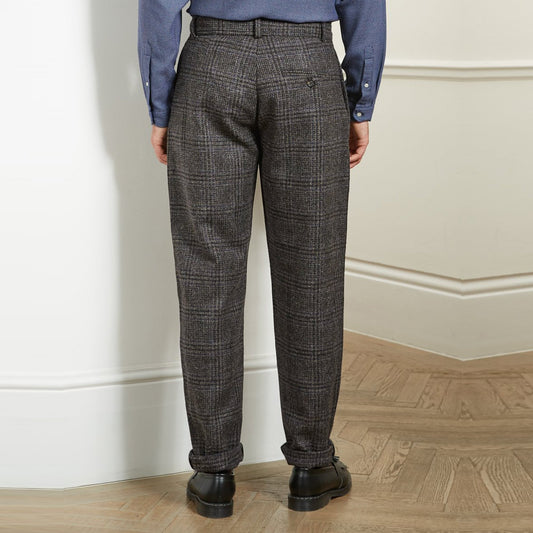 Kendrick - Pleated Trousers - Grey