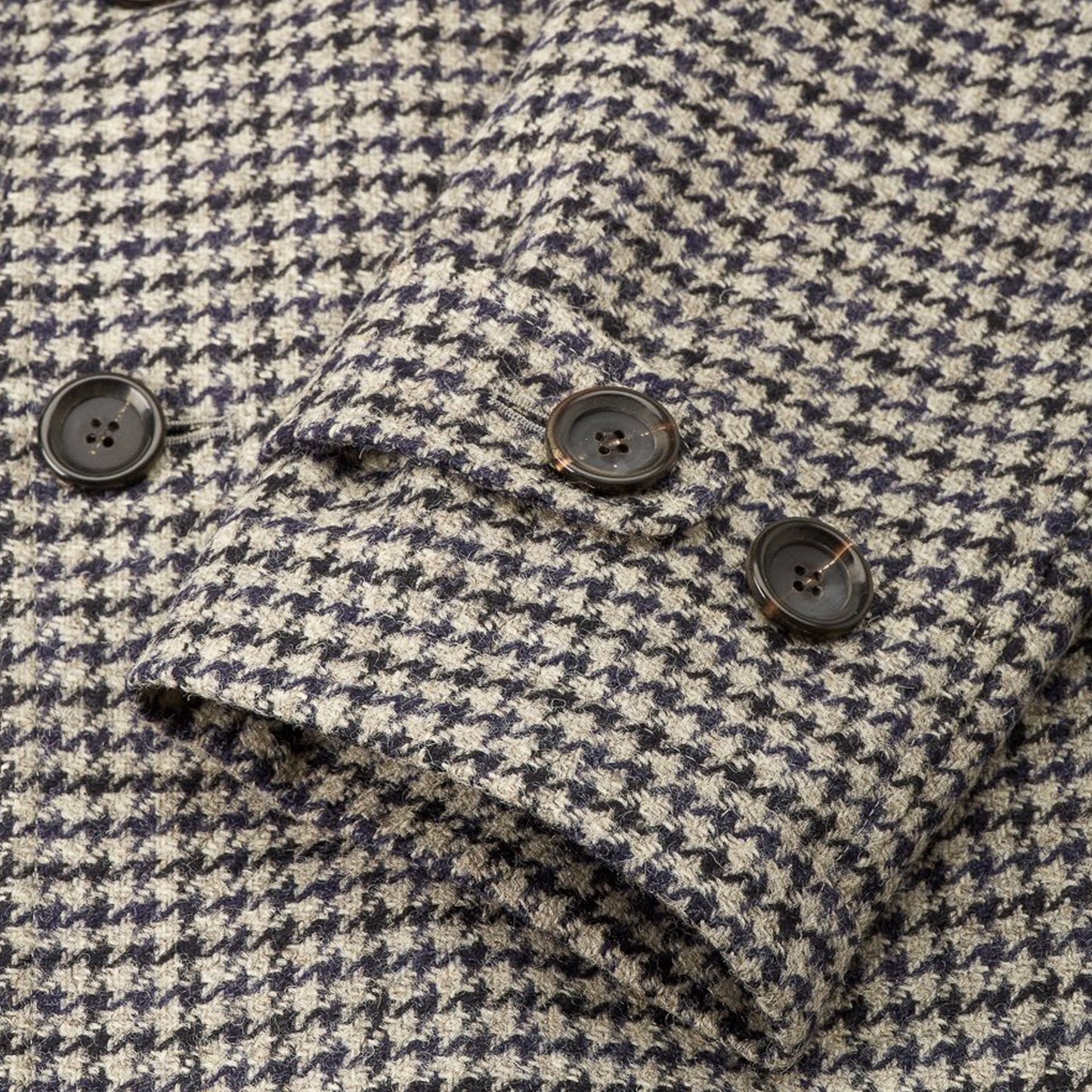 Grandpa - Houndstooth Coat - Navy