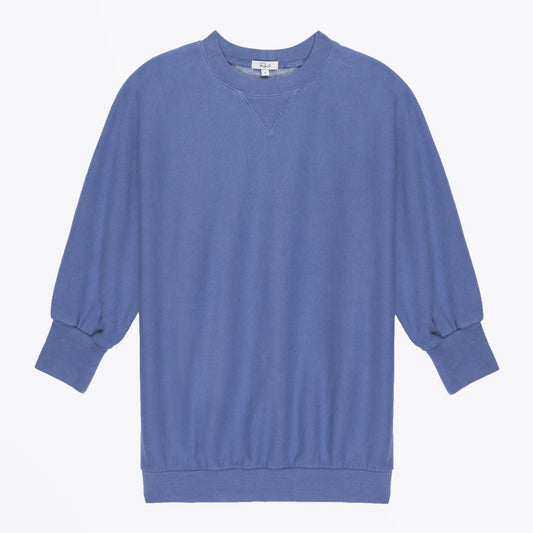 - Annie - Brushed Fleece Sweatshirt - Blue