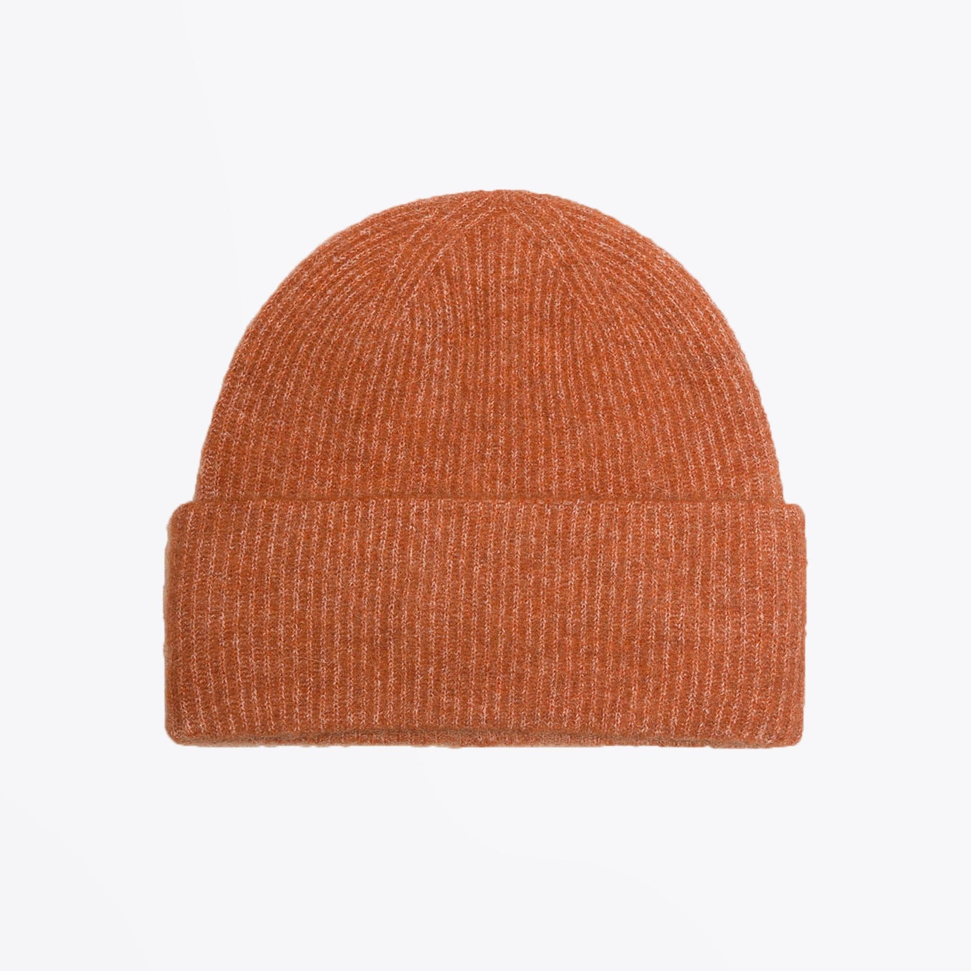 Samsoe Knit Beanie Hat - Orange