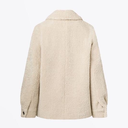 - Teddy Bear Jacket - Cream