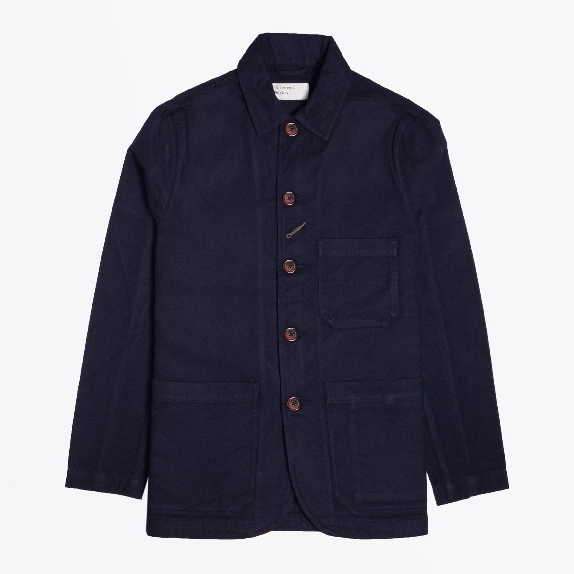 Universal Nebraska Cotton Bakers Chore Jacket - Navy