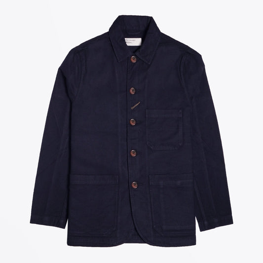 Nebraska Cotton Bakers Chore Jacket - Navy